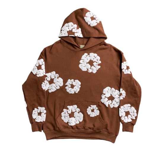DENIM TEARS COTTON WREATH HOODIE BROWN - Vanté®