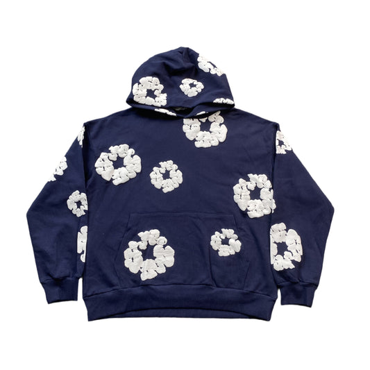 DENIM TEARS COTTON WREATH HOODIE NAVY - Vanté®