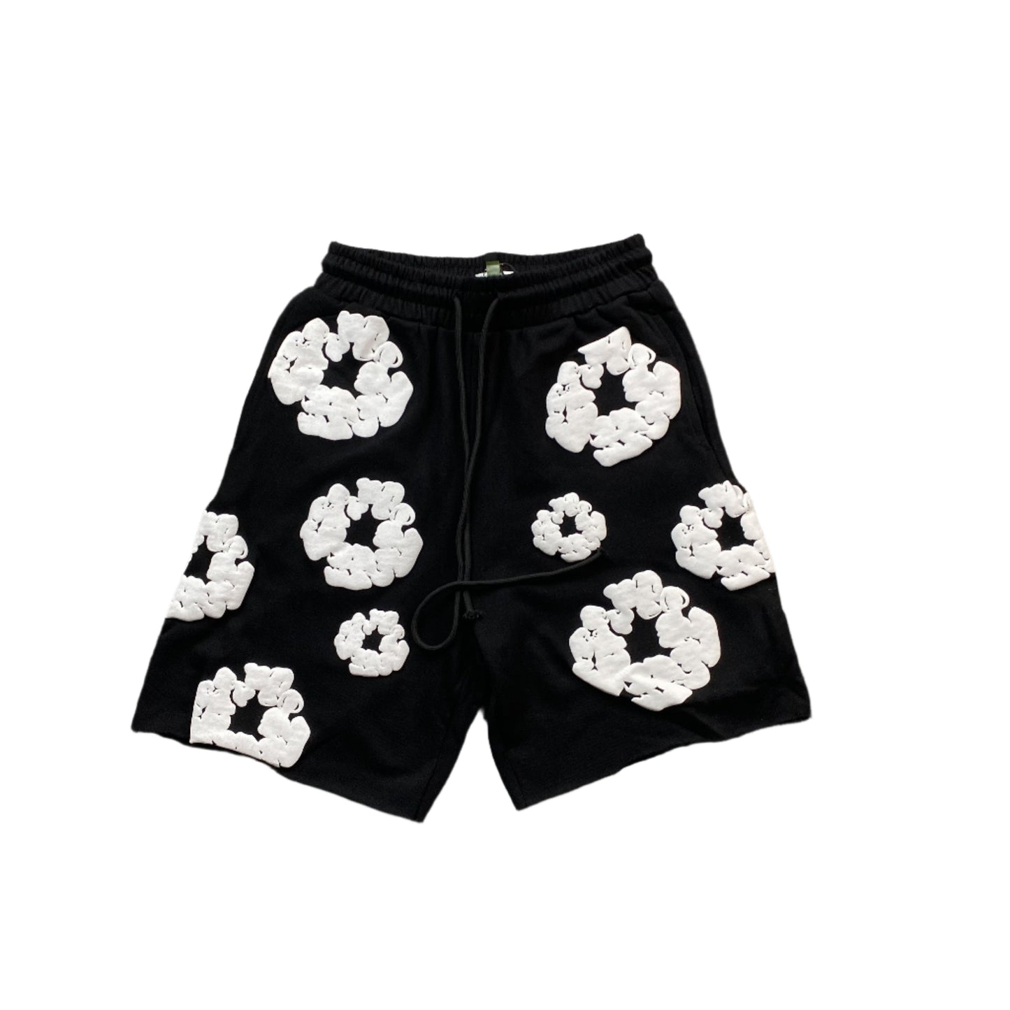 DENIM TEARS COTTON WREATH SHORTS BLACK - Vanté®