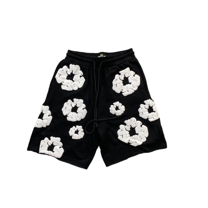 DENIM TEARS COTTON WREATH SHORTS BLACK - Vanté®