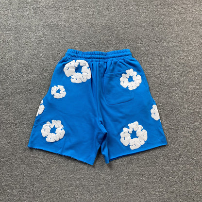 DENIM TEARS COTTON WREATH SHORTS AZURE BLUE - Vanté®