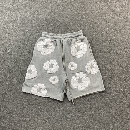 DENIM TEARS COTTON WREATH SHORTS GREY - Vanté®