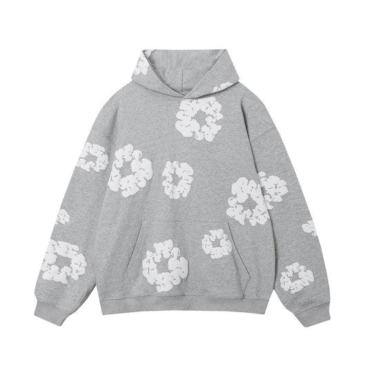 DENIM TEARS COTTON WREATH HOODIE GREY - Vanté®
