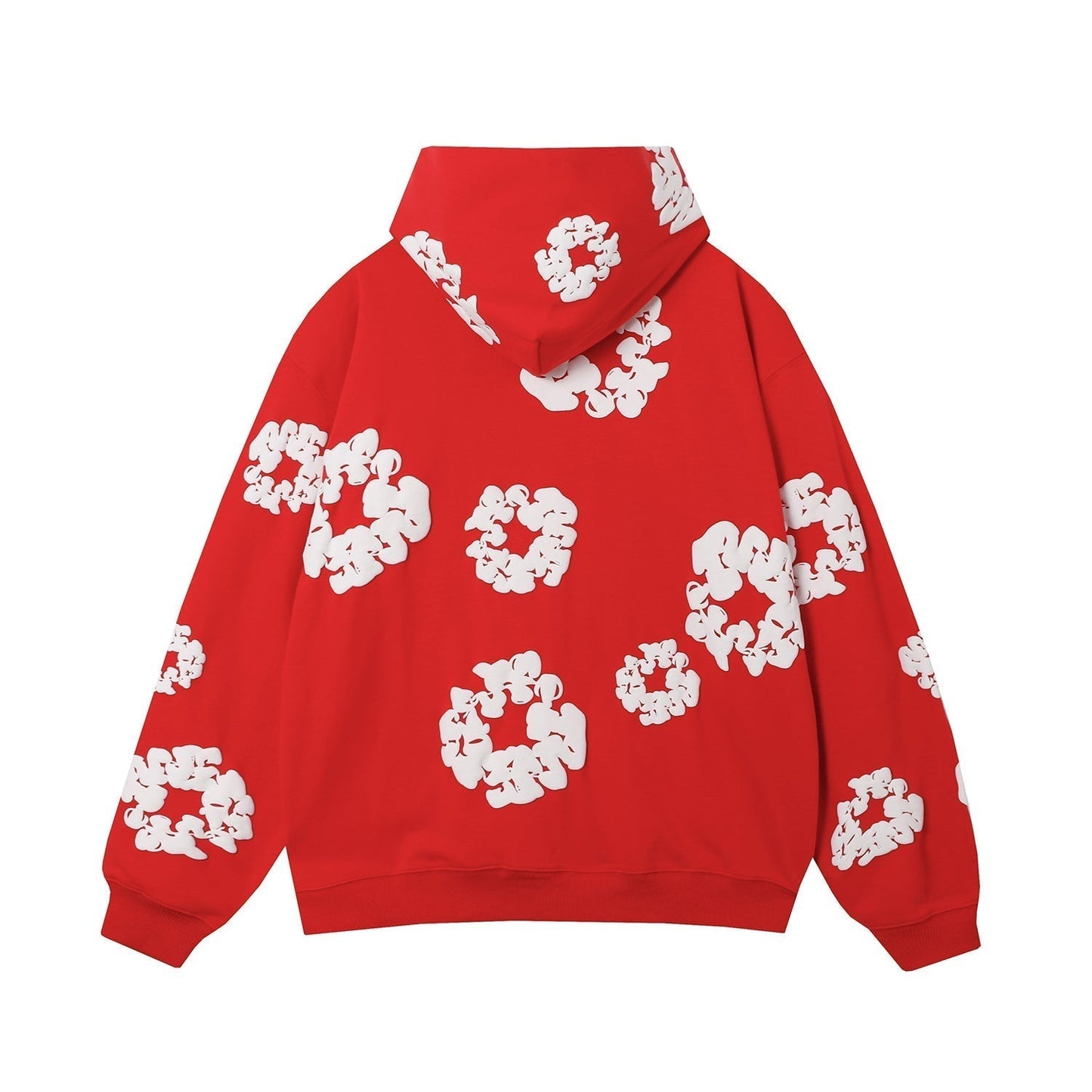 DENIM TEARS COTTON WREATH HOODIE RED - Vanté®