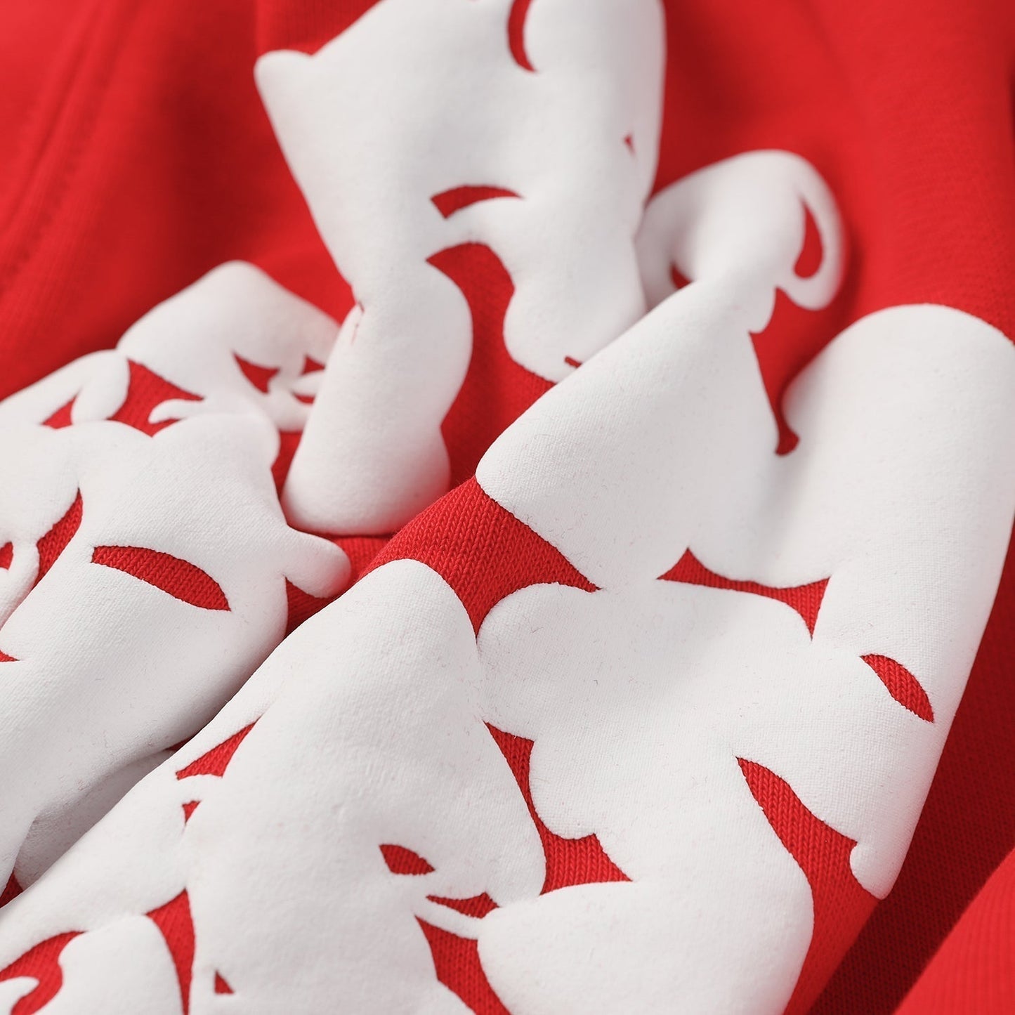 DENIM TEARS COTTON WREATH HOODIE RED - Vanté®