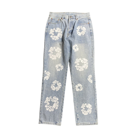 DENIM TEARS x LEVI'S COTTON WREATH JEANS LIGHT WASH - Vanté®