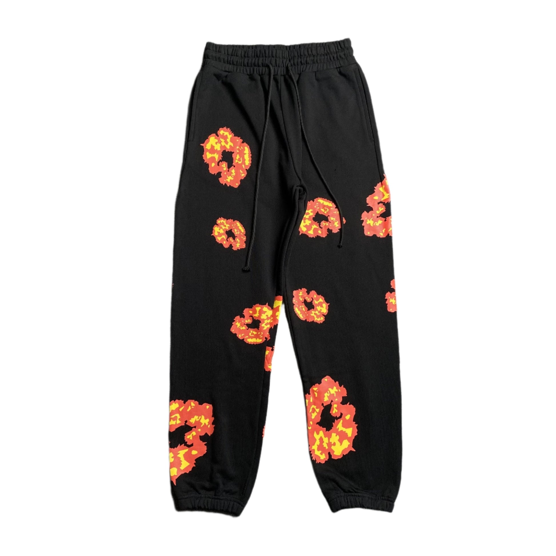 DENIM TEARS x OFFSET WREATH SWEATPANTS BLACK - Vanté®