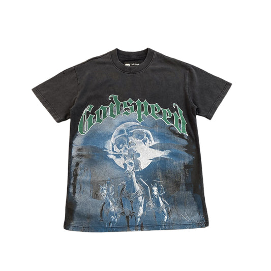 GODSPEED AMIGOS T-SHIRT WASHED BLACK - Vanté®