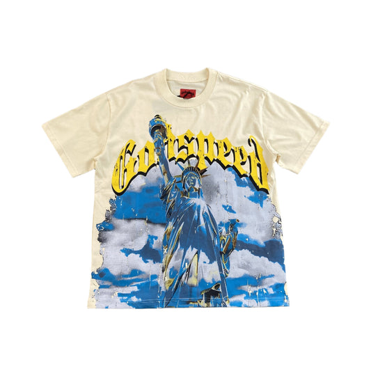 GODSPEED CHROME LIBERTY T-SHIRT BONE - Vanté®