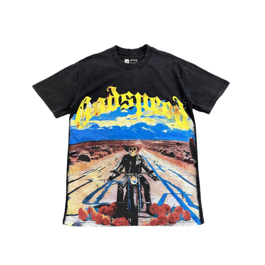 GODSPEED LONG LONELY ROAD T-SHIRT BLACK - Vanté®