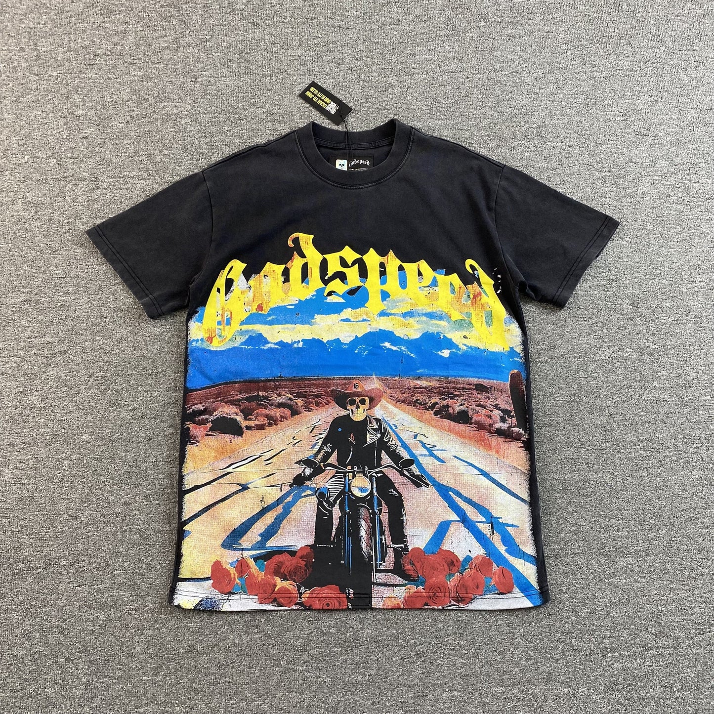GODSPEED LONG LONELY ROAD T-SHIRT BLACK - Vanté®
