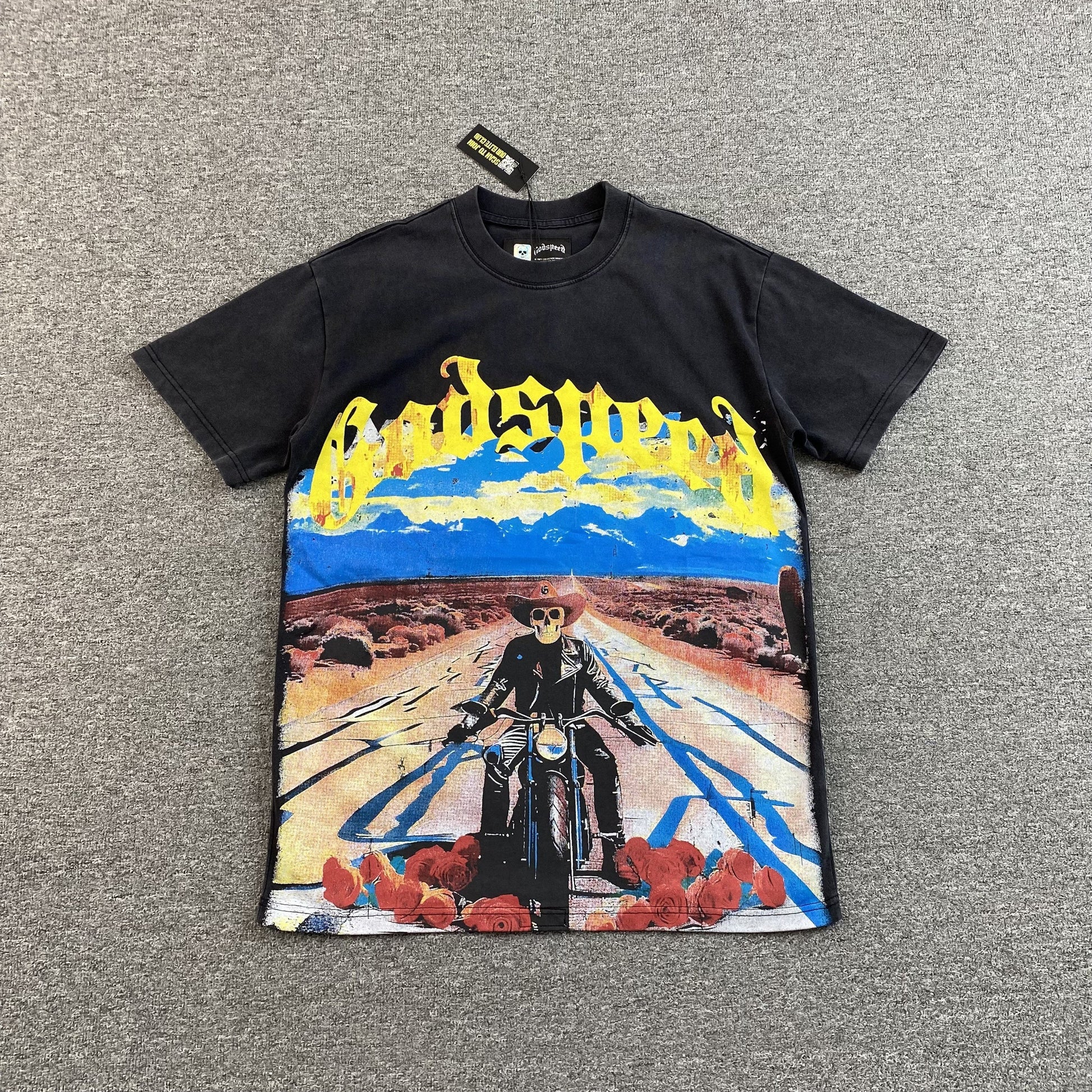 GODSPEED LONG LONELY ROAD T-SHIRT BLACK - Vanté®
