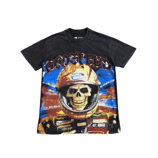 GODSPEED RACER GOLDIE T-SHIRT WASHED BLACK - Vanté®