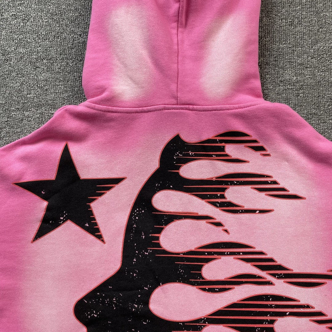 HELLSTAR BRAINWASHED WITHOUT BRAIN HOODIE PINK - Vanté®