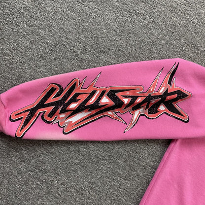 HELLSTAR BRAINWASHED WITHOUT BRAIN HOODIE PINK - Vanté®