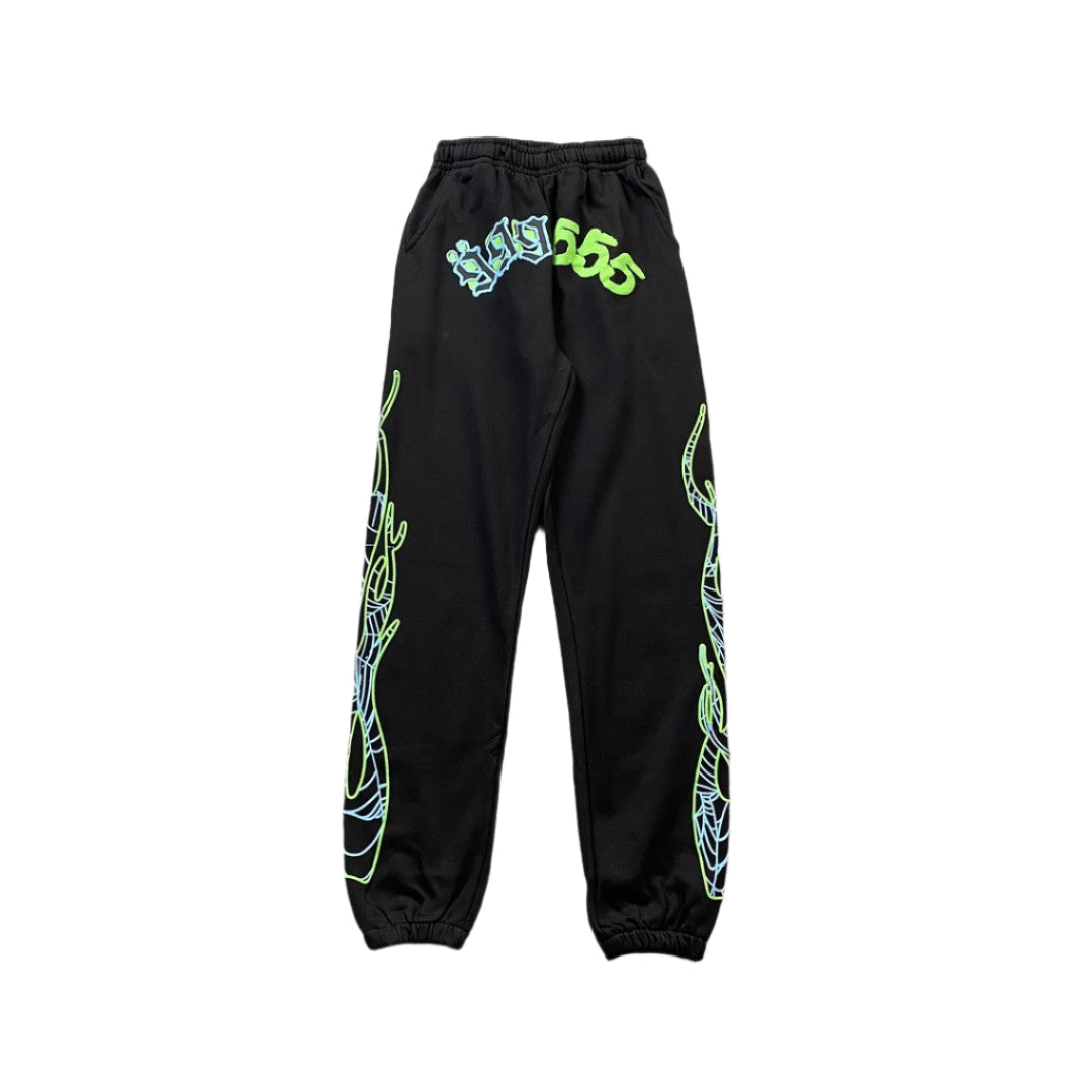 JUICE WRLD x SP5DER SWEATPANTS BLACK - Vanté®