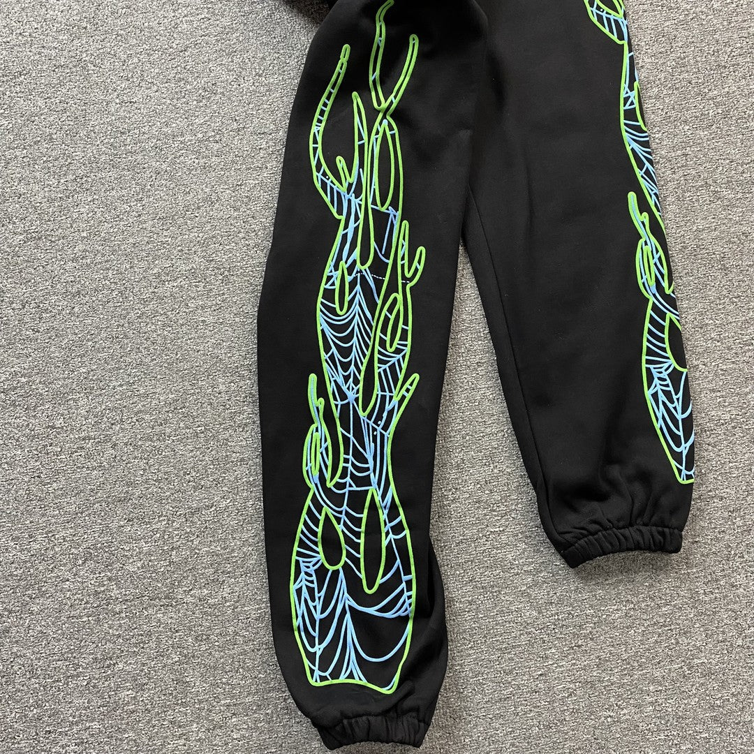 JUICE WRLD x SP5DER SWEATPANTS BLACK - Vanté®