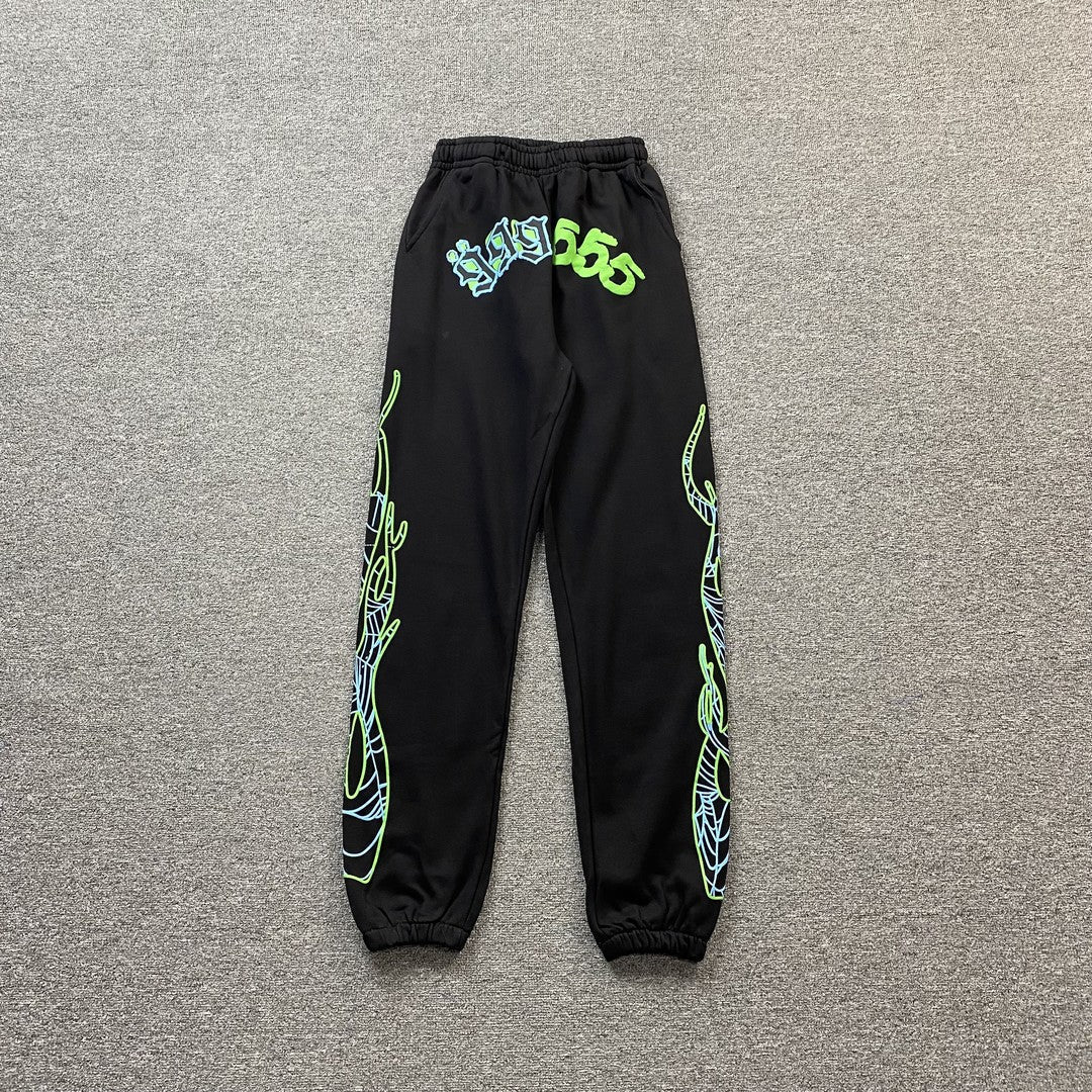JUICE WRLD x SP5DER SWEATPANTS BLACK - Vanté®