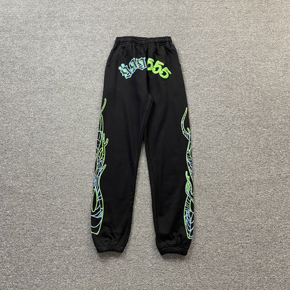 JUICE WRLD x SP5DER SWEATPANTS BLACK - Vanté®