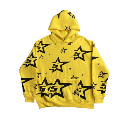 SP5DER 5STAR HOODIE YELLOW - Vanté®