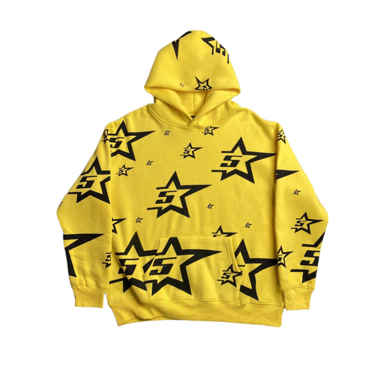 SP5DER 5STAR HOODIE YELLOW - Vanté®