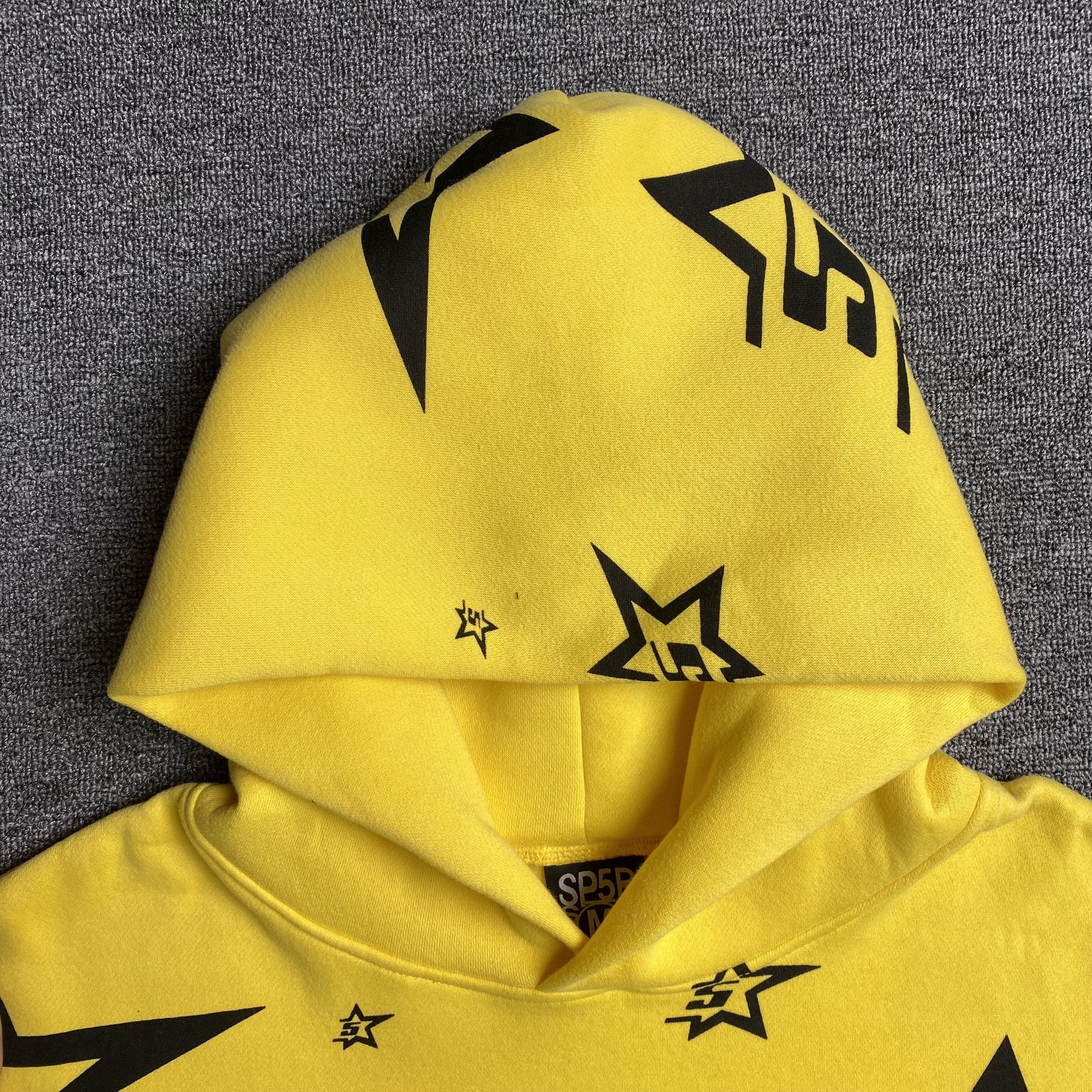SP5DER 5STAR HOODIE YELLOW - Vanté®