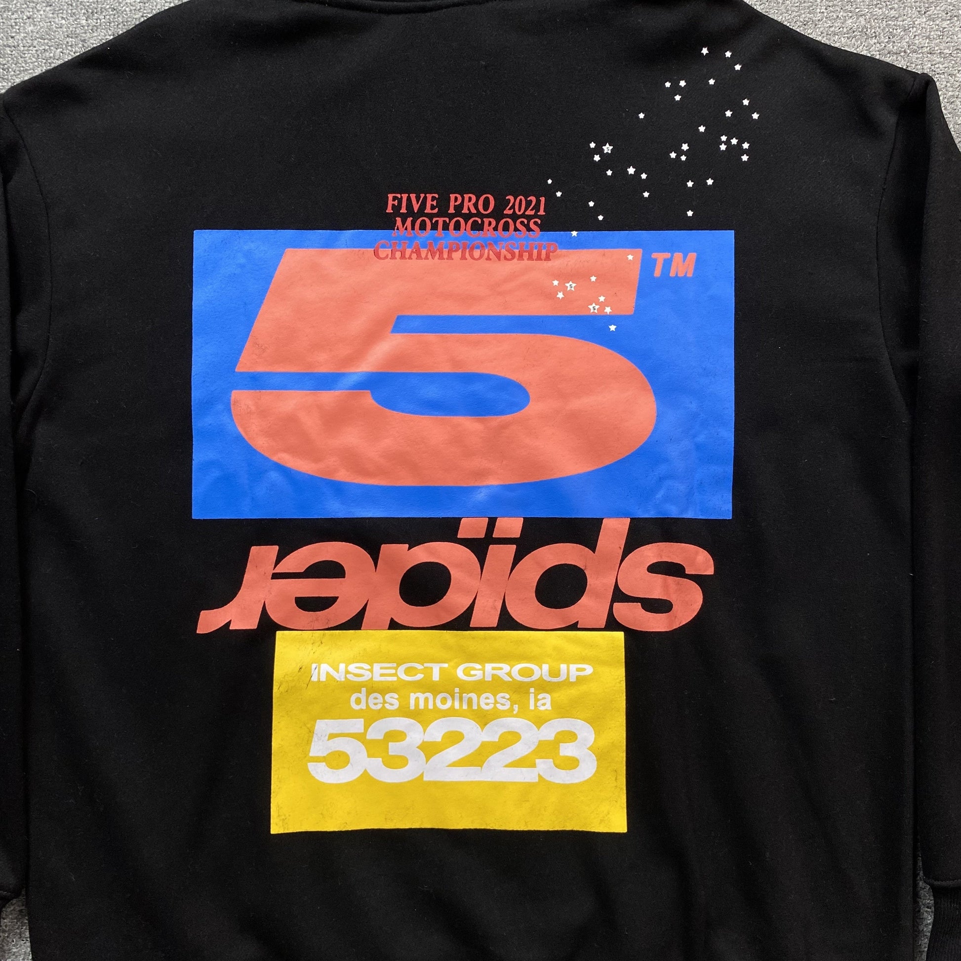 SP5DER ADULT HOODIE BLACK - Vanté®