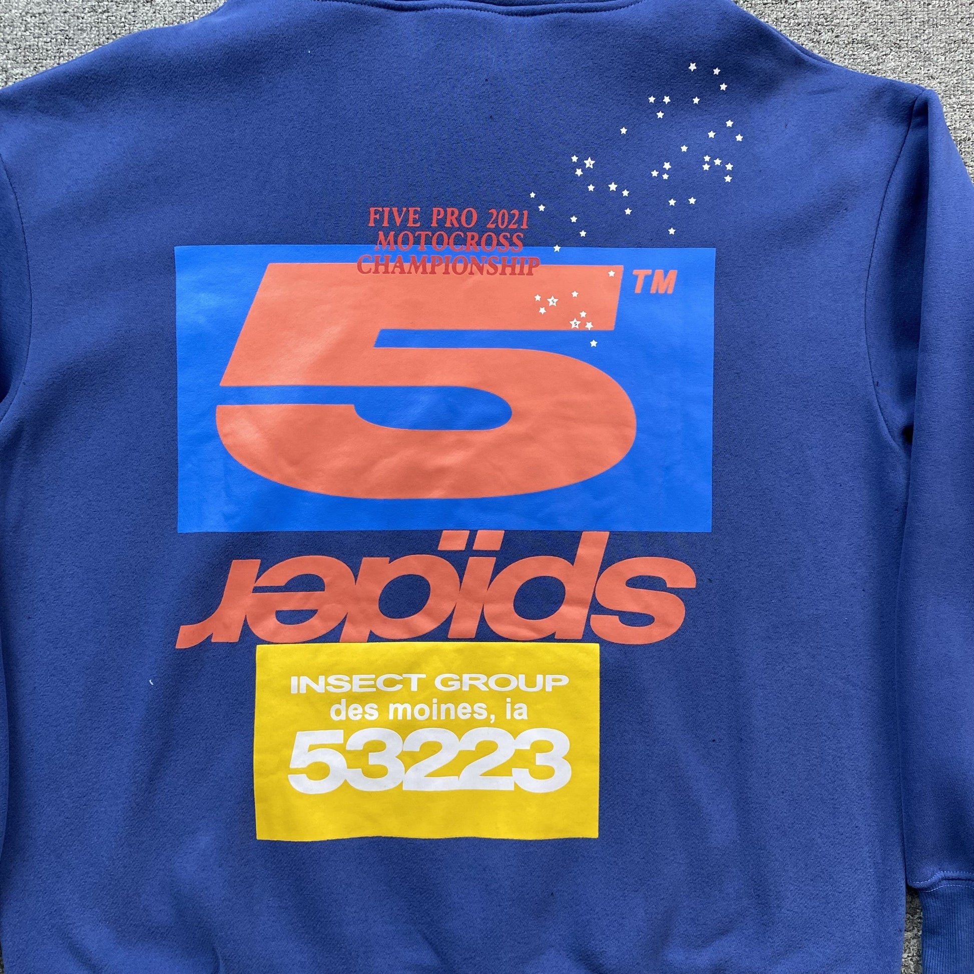 SP5DER ADULT HOODIE NAVY - Vanté®