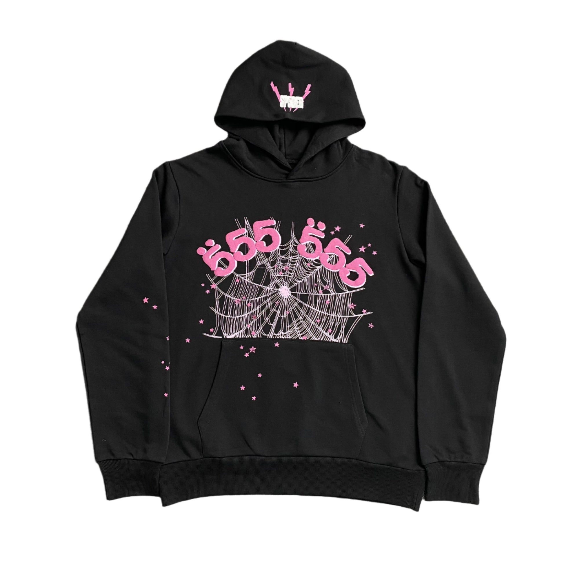 SP5DER ANGEL NUMBER HOODIE BLACK - Vanté®