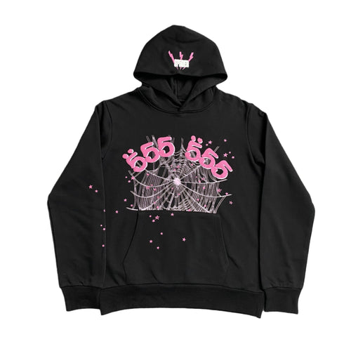 SP5DER ANGEL NUMBER HOODIE BLACK - Vanté®