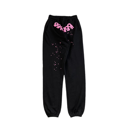 SP5DER ANGEL NUMBER SWEATPANTS BLACK - Vanté®