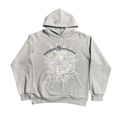 SP5DER ARACH NY PHOBIA HOODIE ASH GREY - Vanté®