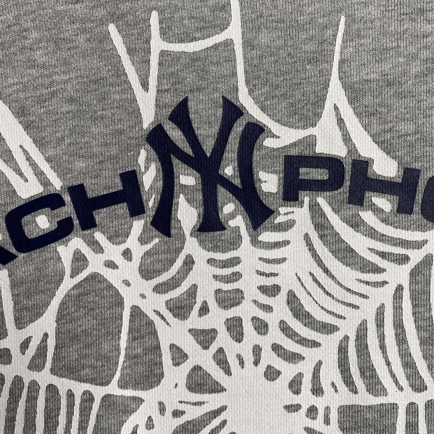 SP5DER ARACH NY PHOBIA HOODIE ASH GREY - Vanté®