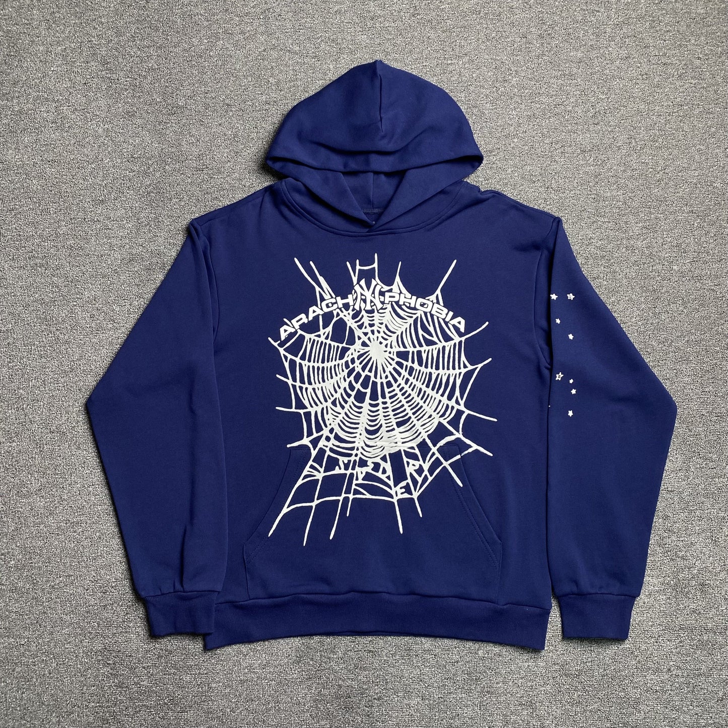 SP5DER ARACH NY PHOBIA HOODIE NAVY - Vanté®