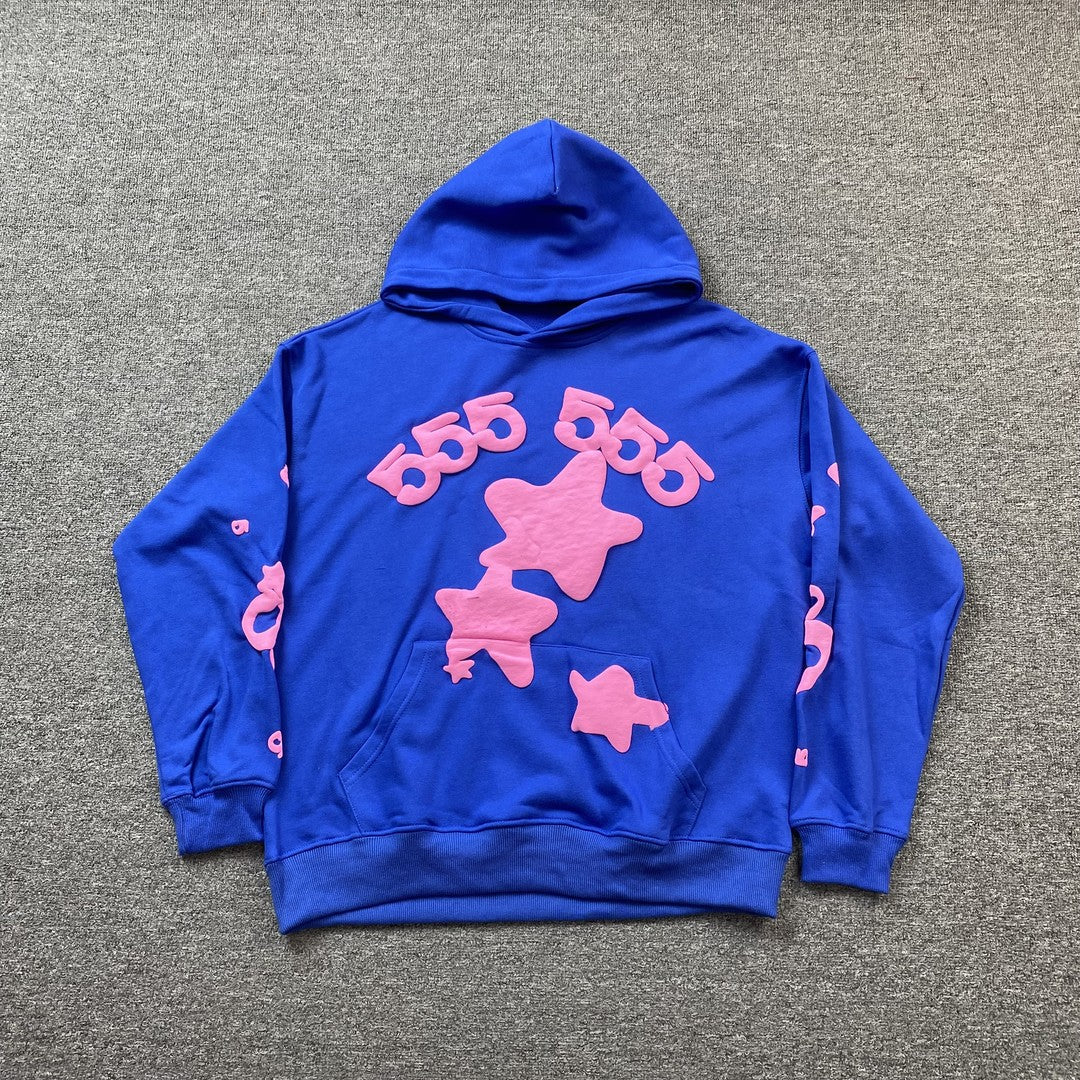 SP5DER BELUGA HOODIE BLUE - Vanté®