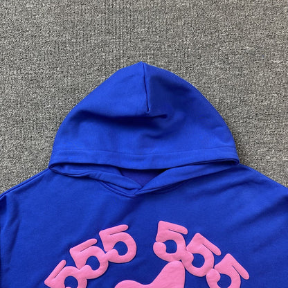 SP5DER BELUGA HOODIE BLUE - Vanté®