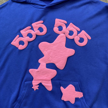 SP5DER BELUGA HOODIE BLUE - Vanté®