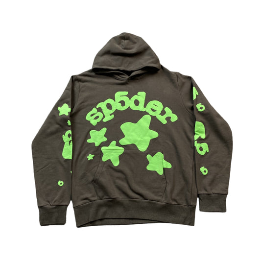 SP5DER BELUGA HOODIE SLATE GREY/GREEN - Vanté®