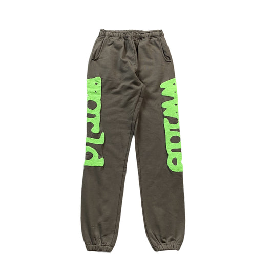 SP5DER BELUGA SWEATPANTS SLATE GREY/GREEN - Vanté®