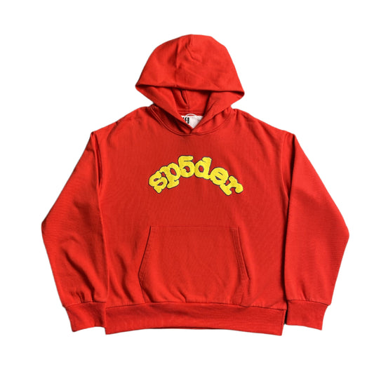 SP5DER OG LOGO HOODIE RED - Vanté®
