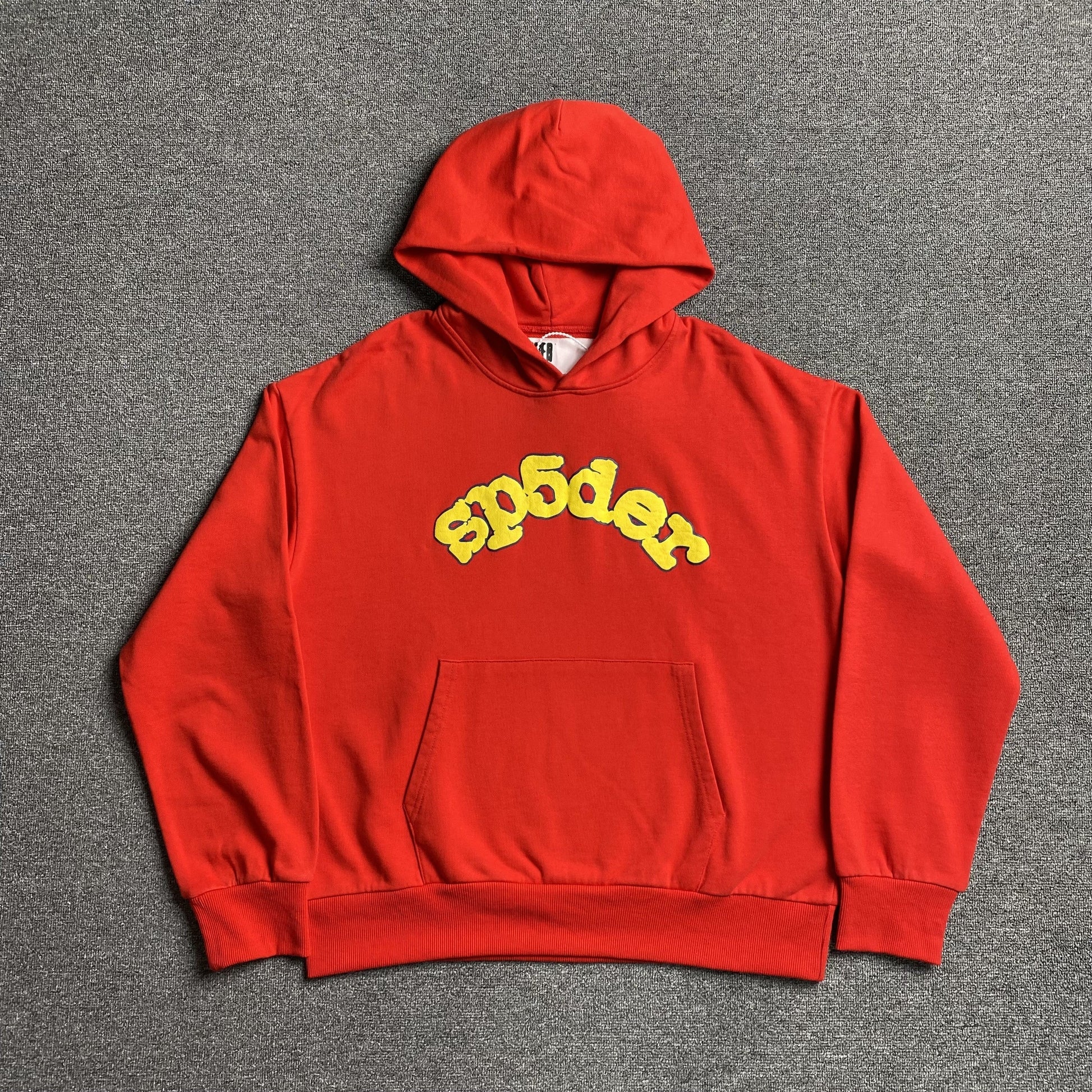 SP5DER OG LOGO HOODIE RED - Vanté®