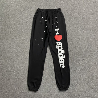 SP5DER SOUVENIR SP5 SWEATPANTS BLACK - Vanté®