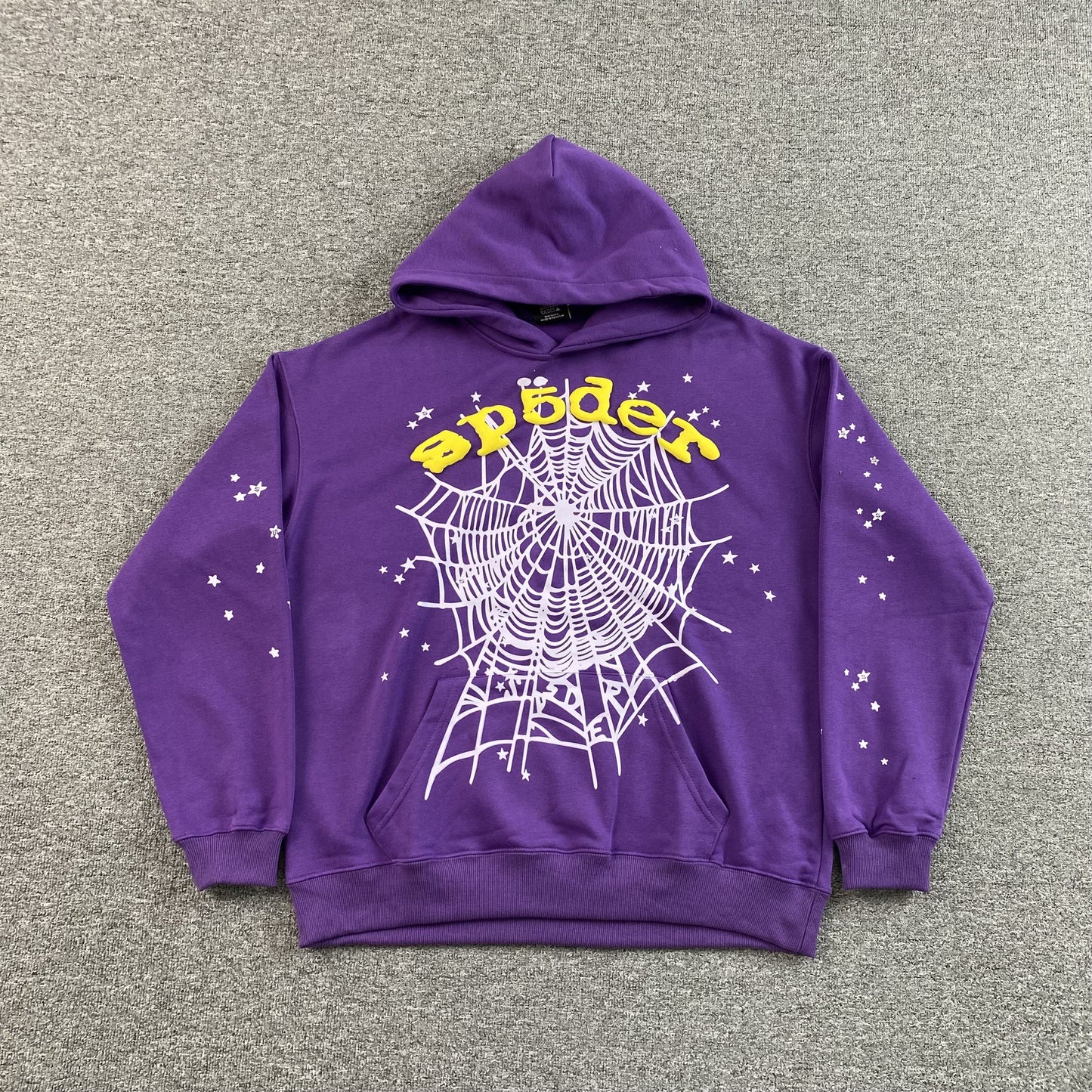 SP5DER STAR OG WEB V2 HOODIE PURPLE - Vanté®
