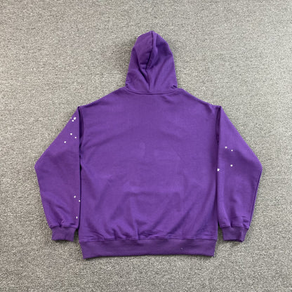SP5DER STAR OG WEB V2 HOODIE PURPLE - Vanté®