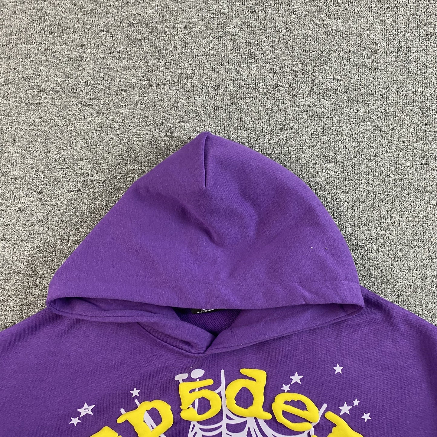 SP5DER STAR OG WEB V2 HOODIE PURPLE - Vanté®