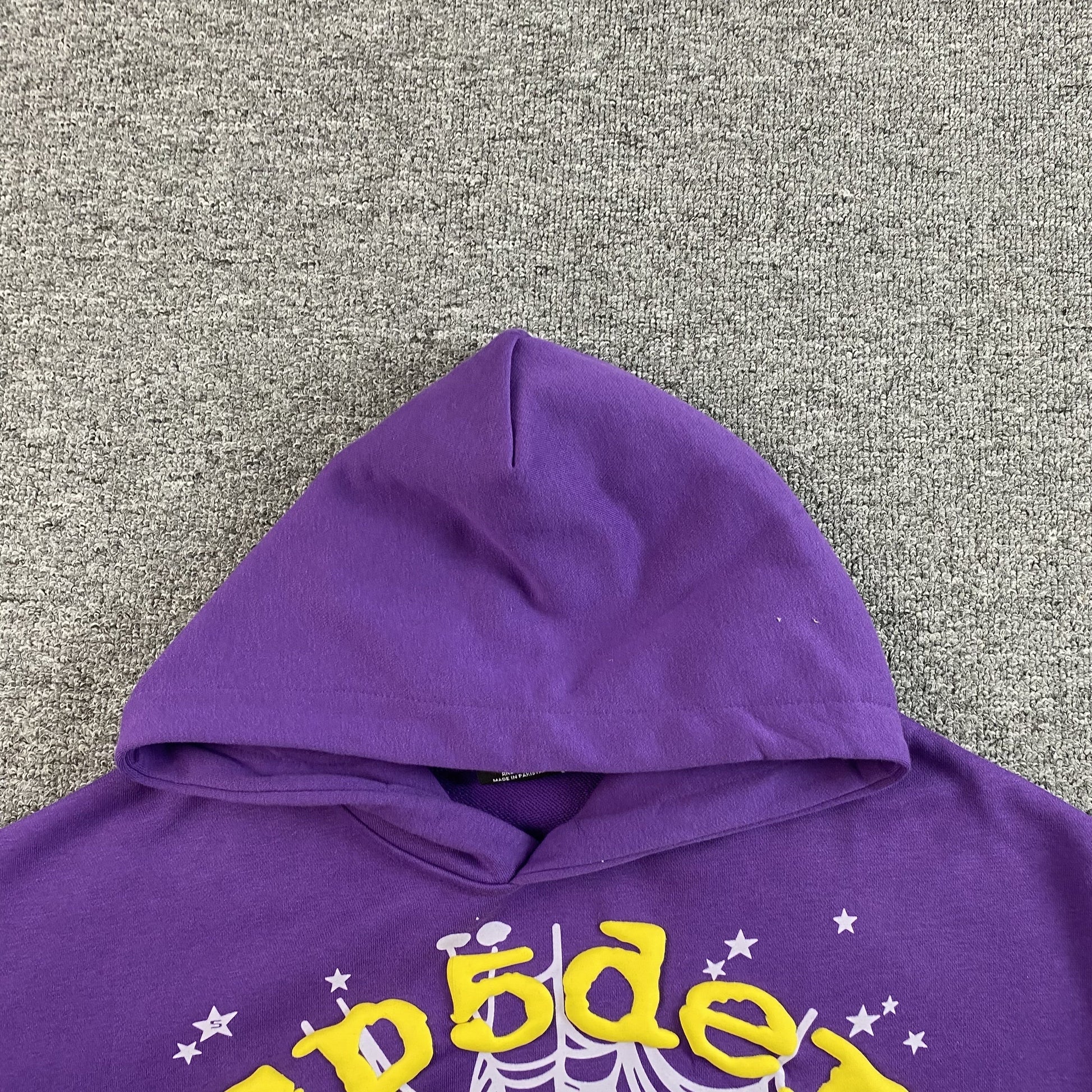 SP5DER STAR OG WEB V2 HOODIE PURPLE - Vanté®