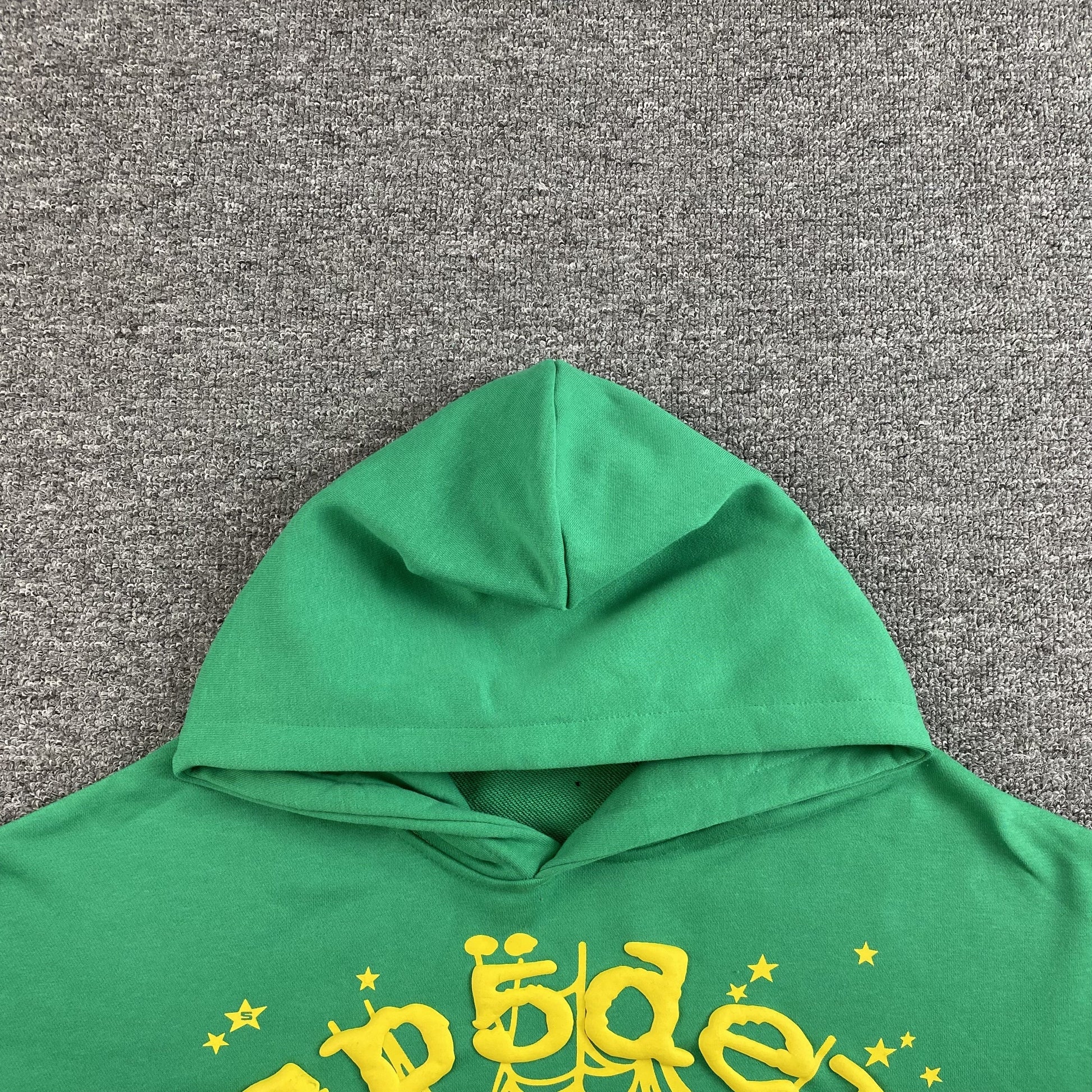 SP5DER STAR OG WEB V2 HOODIE SLIME GREEN - Vanté®