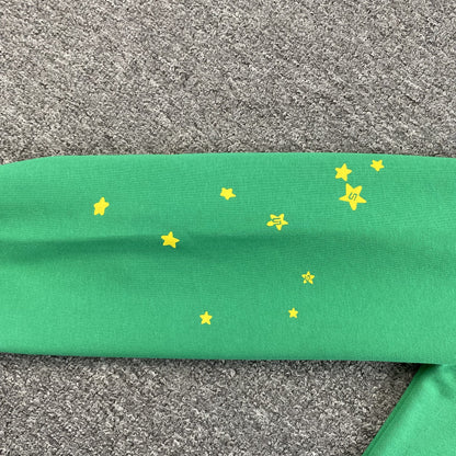 SP5DER STAR OG WEB V2 HOODIE SLIME GREEN - Vanté®