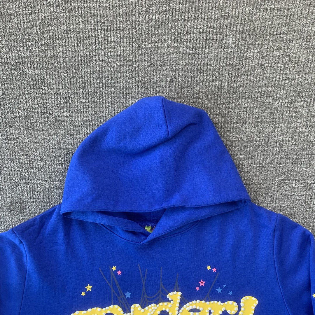 SP5DER TC HOODIE BLUE - Vanté®