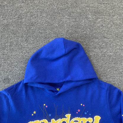 SP5DER TC HOODIE BLUE - Vanté®
